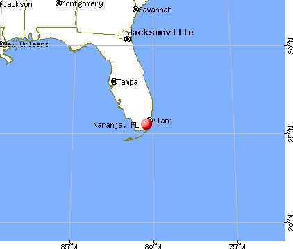 Naranja, Florida map
