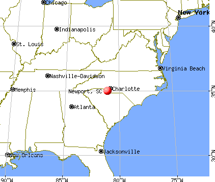 Newport, South Carolina map