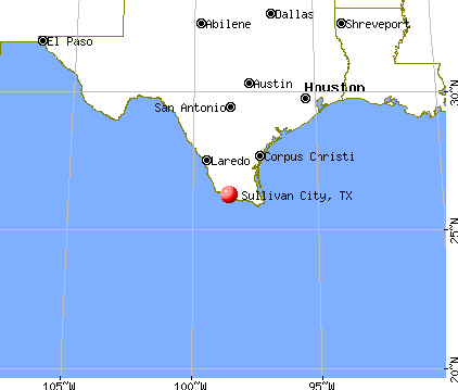 Sullivan City, Texas map