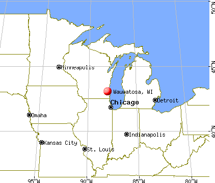 Wauwatosa, Wisconsin map
