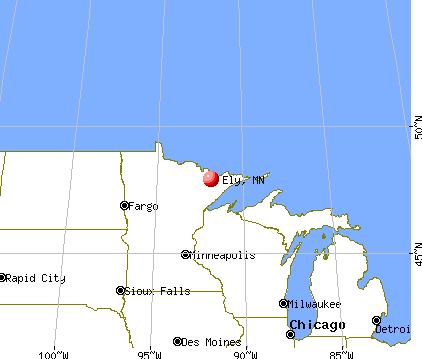 Ely, Minnesota map