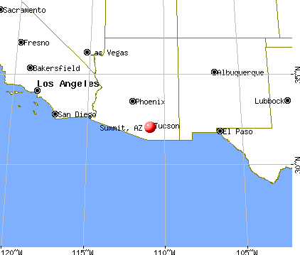 Summit, Arizona map
