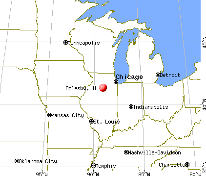 Oglesby, Illinois map