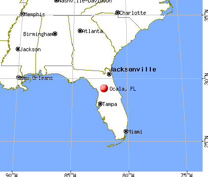 Ocala, Florida map