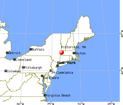 Pittsfield, Massachusetts map