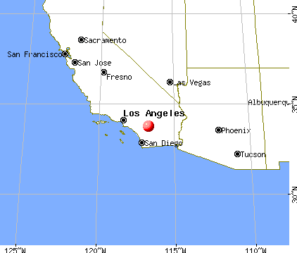 Idyllwild-Pine Cove, California map