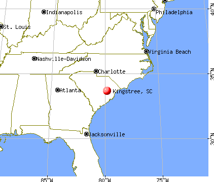 Kingstree, South Carolina map
