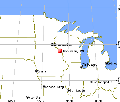 Goodview, Minnesota map