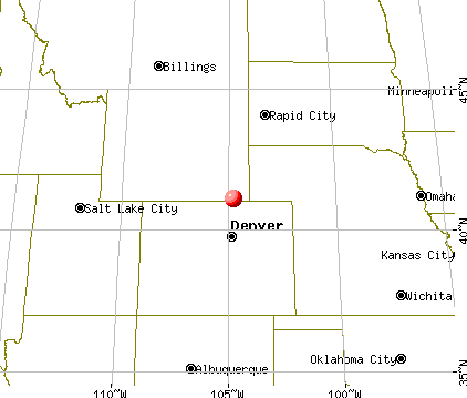 Fox Farm-College, Wyoming map