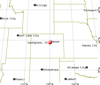 Southglenn, Colorado map