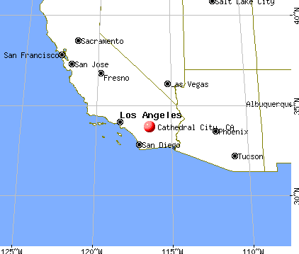 Map Cathedral City Ca