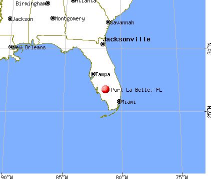 Port La Belle, Florida map