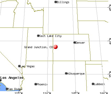 Grand Junction, Colorado map