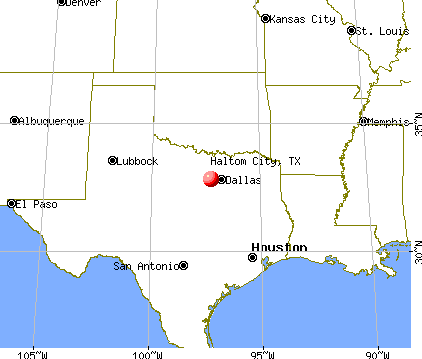 Haltom City, Texas map