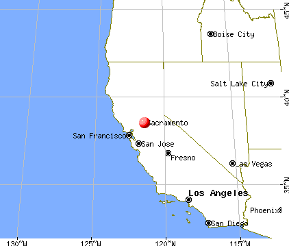 Parkway-South Sacramento, California map