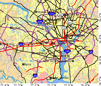 Arlington, VA map