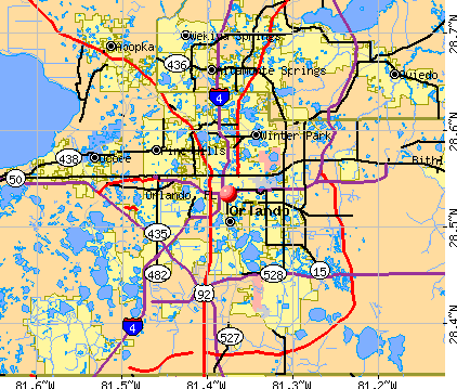 street map orlando fl Orlando Florida Fl Profile Population Maps Real Estate street map orlando fl