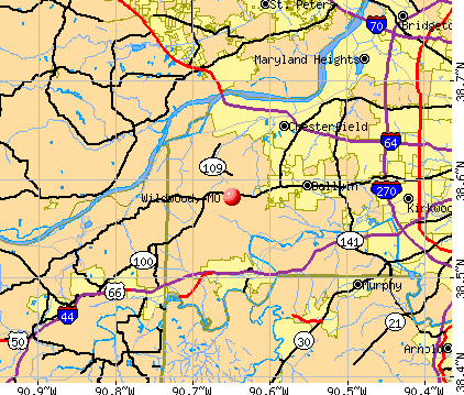 Wildwood, MO map