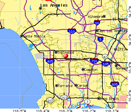 Westmont, CA map