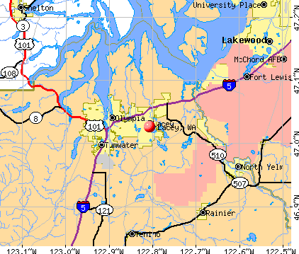 Lacey, WA map