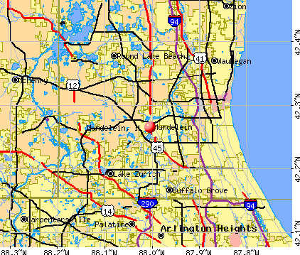 Mundelein, IL map