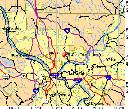Shaler Township, PA map