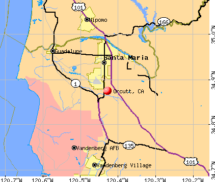 Orcutt, CA map
