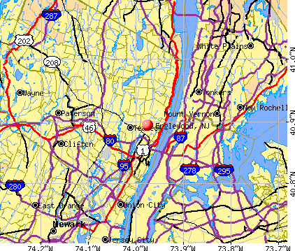 Englewood, NJ map