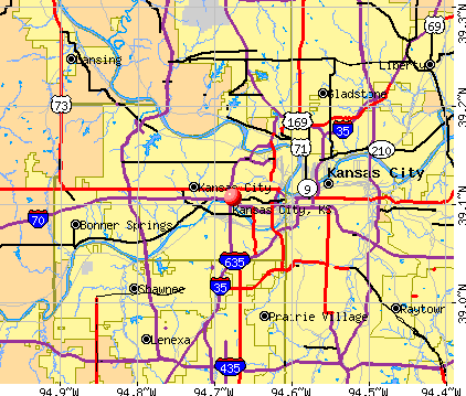 Kansas City, KS map