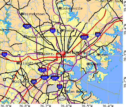 Baltimore Md City Limits Map Baltimore, Maryland (Md) Profile: Population, Maps, Real Estate, Averages,  Homes, Statistics, Relocation, Travel, Jobs, Hospitals, Schools, Crime,  Moving, Houses, News, Sex Offenders