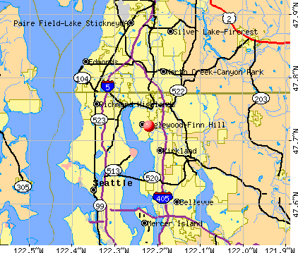 Inglewood-Finn Hill, WA map