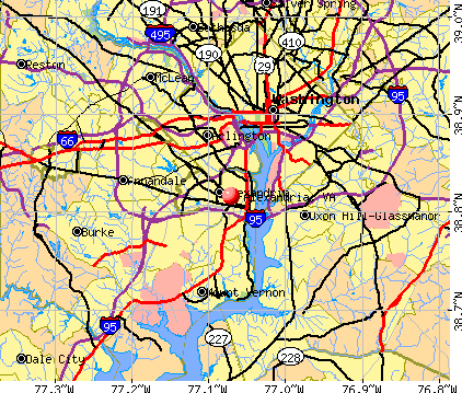 Alexandria, VA map