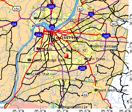 Newburg, Kentucky (KY 40219) profile: population, maps, real estate ...