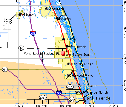 Vero Beach South, FL map