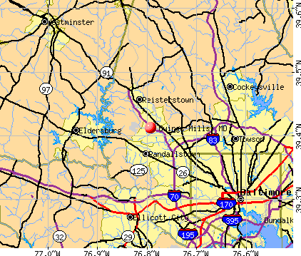 Owings Mills Md Map