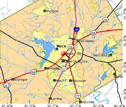 Waco, TX map