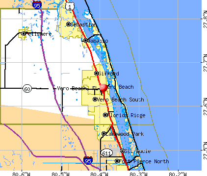 Vero Beach, FL map