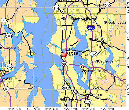 Seattle, WA map