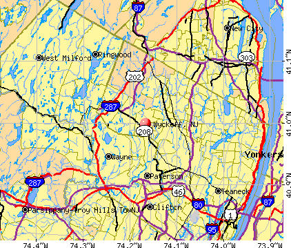 Wyckoff, NJ map