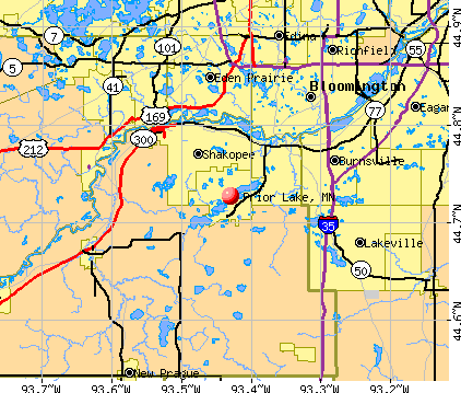 Prior Lake, MN map