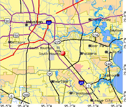 South Houston, TX map