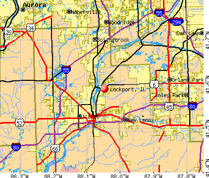 Lockport, IL map