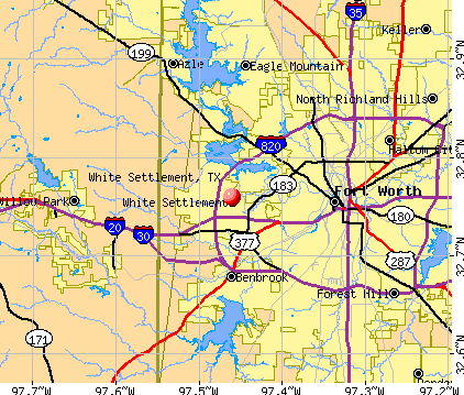 White Settlement, TX map