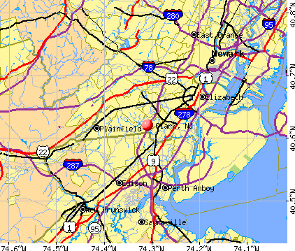 Clark, NJ map