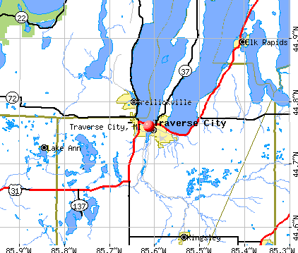 Traverse City, MI map