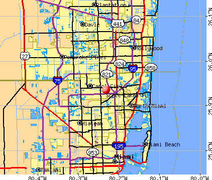 Scott Lake, FL map