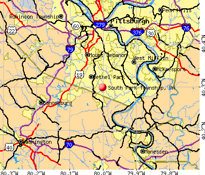 South Park Pa Map South Park Township, Pennsylvania (PA 15129) profile: population 