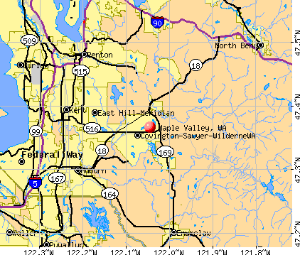 Maple Valley, WA map