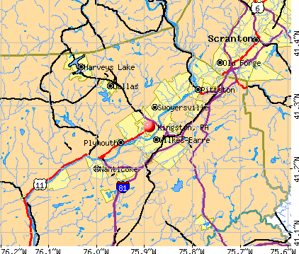 Kingston Pa Map