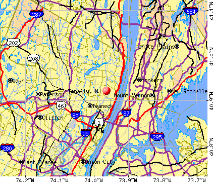 Tenafly, NJ map